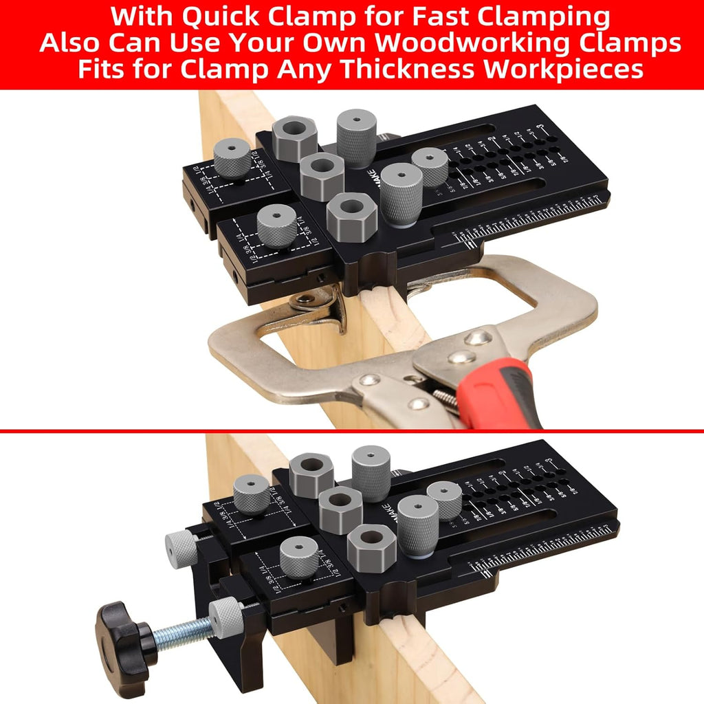 Adjustable Doweling Jig for Drill