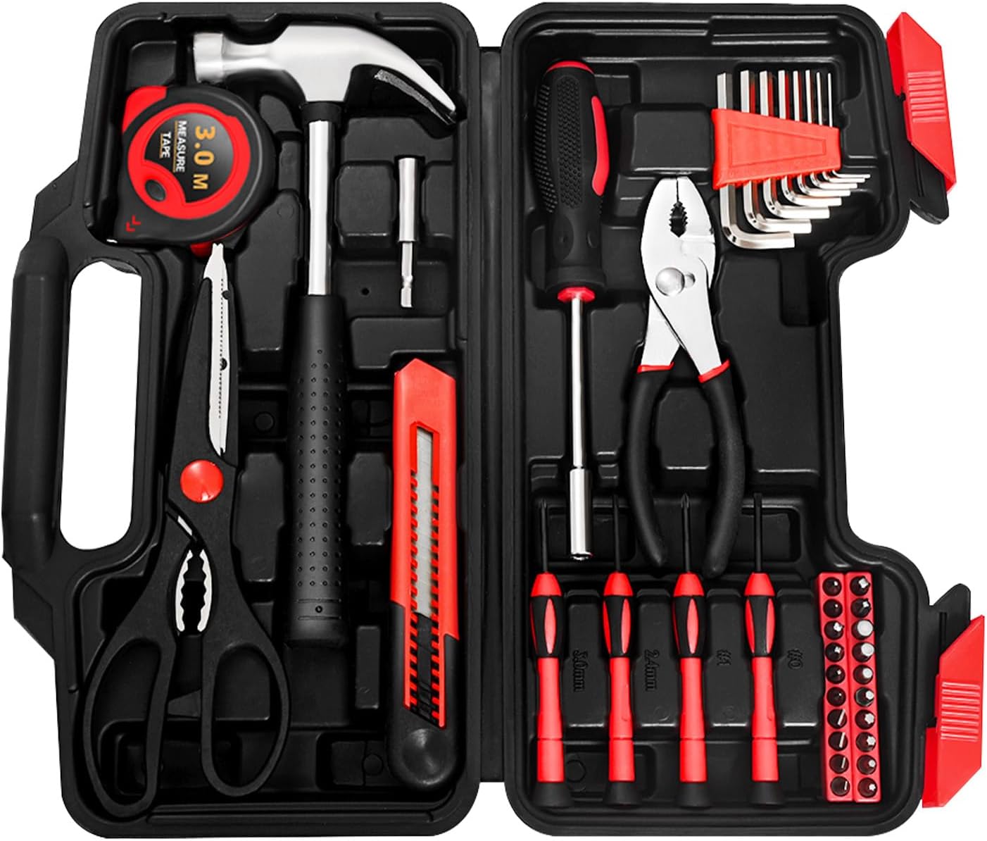 144-Piece Pink Tool Kit Basic Home Repair Tool Set