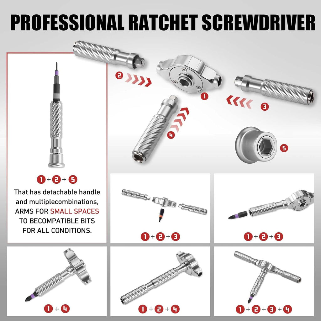 Ratchet Screwdriver Set